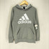 アディダス adidas ビッグロゴ フーディ スウェット パーカー スウェットパンツ メンズ