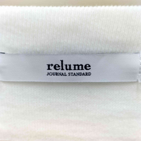 ジャーナルスタンダードレリューム JOURNAL STANDARD relume 別注 オーバーサイズヘンリーネック ロンt レディース FREE