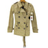 バーバリーブルーレーベル BURBERRY BLUE LABEL Gun Flap Double Balmacaan Coat 裏地ノバチェック ガンフラップ付き ダブル バルマカーン ステンカラー ロング コート レディース 36
