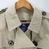 バーバリーブルーレーベル BURBERRY BLUE LABEL Gun Flap Double Balmacaan Coat 裏地ノバチェック ガンフラップ付き ダブル バルマカーン ステンカラー ロング コート レディース 36
