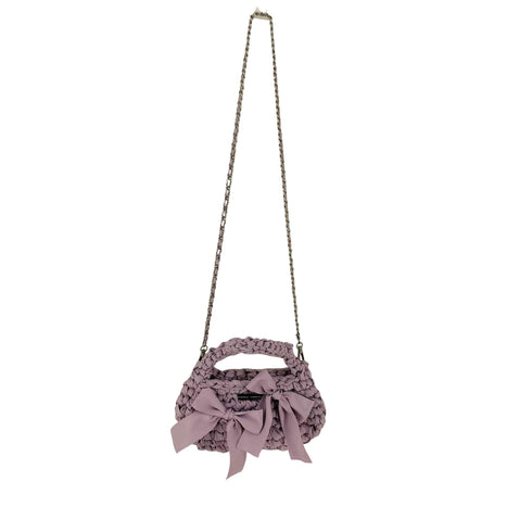 RUBAN LIBERTÉ 編み込み リボン ハンドバッグ レディース