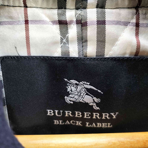 バーバリーブラックレーベル BURBERRY BLACK LABEL Cashmere & Wool Duffle Long Coat 裏地ノバチェック カシミヤ ウール ダッフル ロング コート メンズ import:L