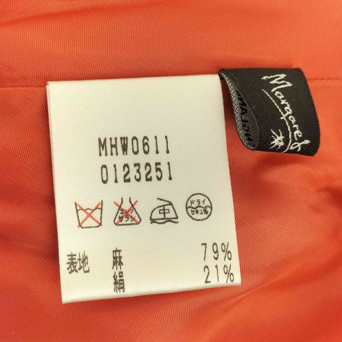 マーガレットハウエル MARGARET HOWELL リネン シルク混 フレアスカート レディース 2