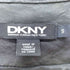 ダナキャランニューヨーク DKNY 羊革 レザー切替 ツイードジャケット レディース import:S