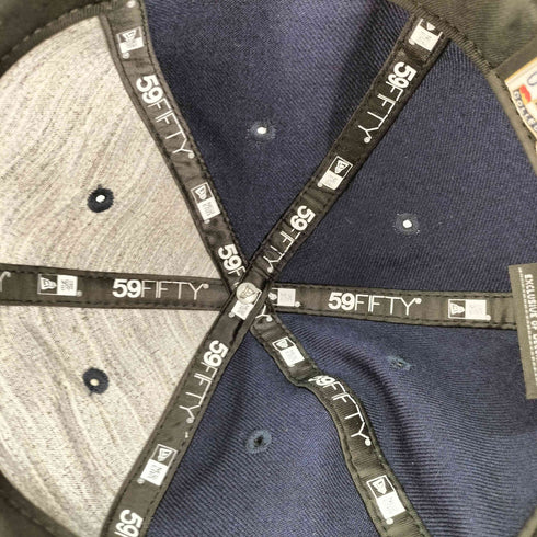 ニューエラ NEW ERA 59FIFTY ソフトバックラム BLACK LABEL NY クーパーズタウン ウール 58.7cm メンズ 7 3/8