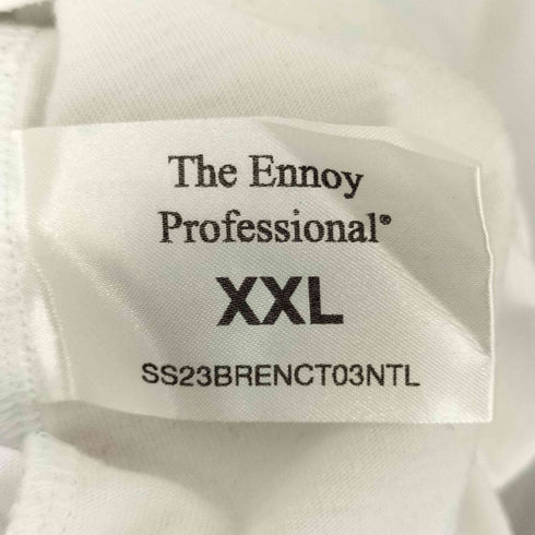ザエンノイプロフェッショナル The Ennoy Professional ラバーロゴ長袖Tシャツ メンズ JPN:XXL