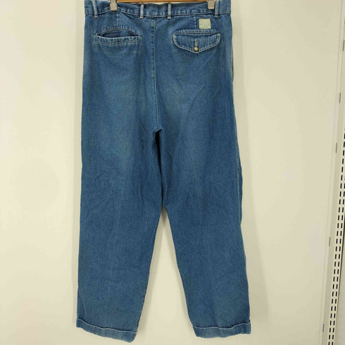 ガント GANT 2タック デニム スラックス パンツ 裾ダブル メンズ 34