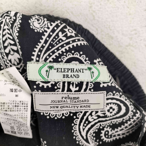 ジャーナルスタンダードレリューム JOURNAL STANDARD relume ELEPHANT BRAND ペイズリー柄 パンツ メンズ JPN:M