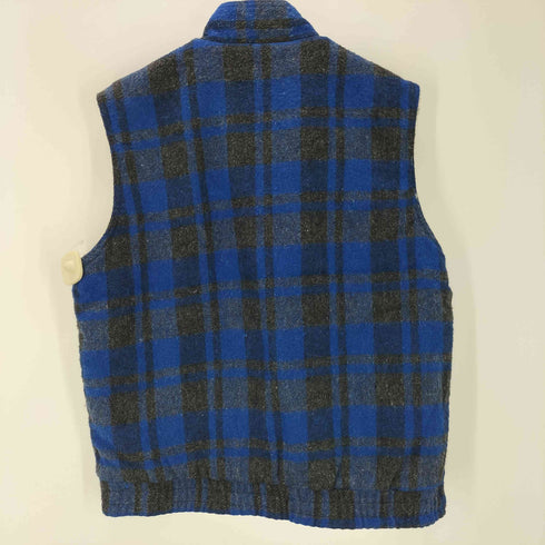 Northern Summit 裏ボア ジップアップ チェック ベスト メンズ import:M
