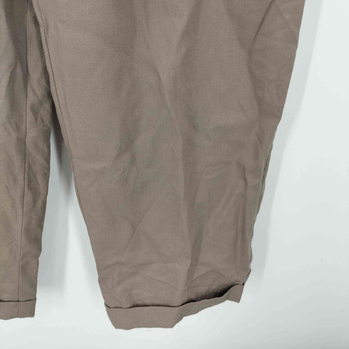 BRITCHES BARRETT GROUP 80-90S OLD ユーロ サマー ウール 2タック ワイド ドレス スラックス 裾ダブル メンズ 34
