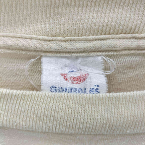 80-90S GRUMBLES USA製 KENTUCKY プリント Tシャツ 袖シングル メンズ import:M