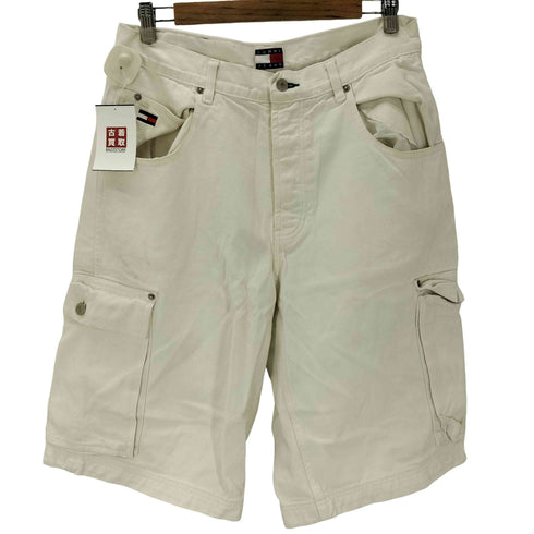 トミーヒルフィガー TOMMY HILFIGER ロゴパッチ コットンツイル ショート カーゴ パンツ ショーツ メンズ 33