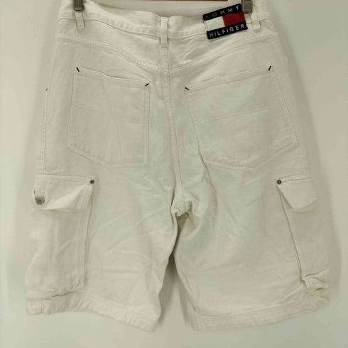 トミーヒルフィガー TOMMY HILFIGER ロゴパッチ コットンツイル ショート カーゴ パンツ ショーツ メンズ 33