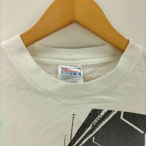 90S Hanes ボディ USA製 OCEAN BEACH CA プリント Tシャツ 1999年製 メンズ import:S