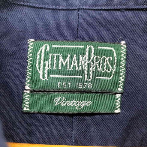 ギットマンブラザーズ GITMAN BROS. VINTAGE ボタンダウンシャツ メンズ 17 1/2