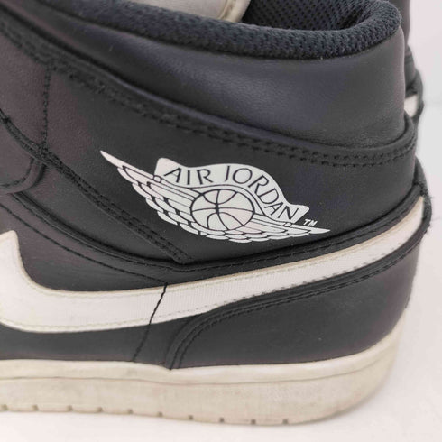 ジョーダンブランド JORDAN BRAND AIR JORDAN 1 MID BLACK WHITE メンズ JPN:27