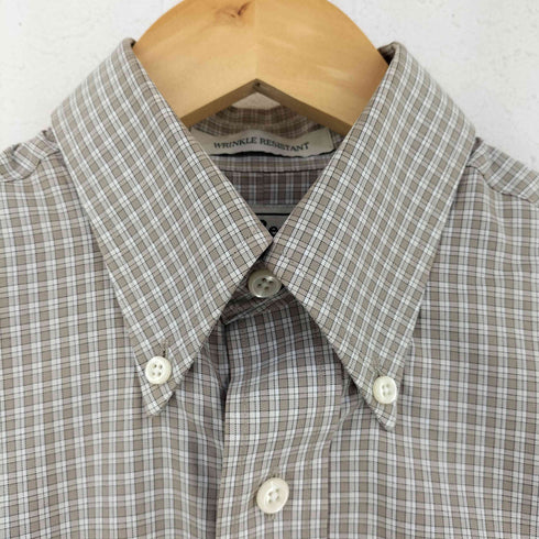 エルエルビーン L.L.Bean WRINKLE RESISTANT ボタンダウンチェックシャツ メンズ XS