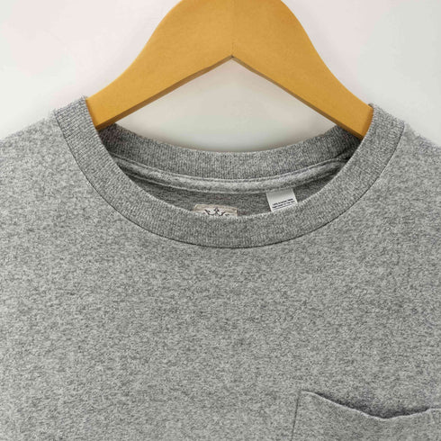 アナトミカ ANATOMICA USA製 コットン レーヨン ポケ付き S/S Tシャツ メンズ JPN:L