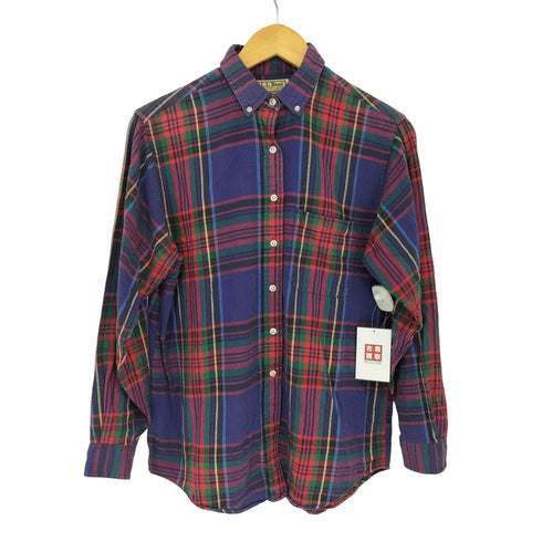 エルエルビーン L.L.Bean USA製 ボタンダウン ネルシャツ レディース import:S
