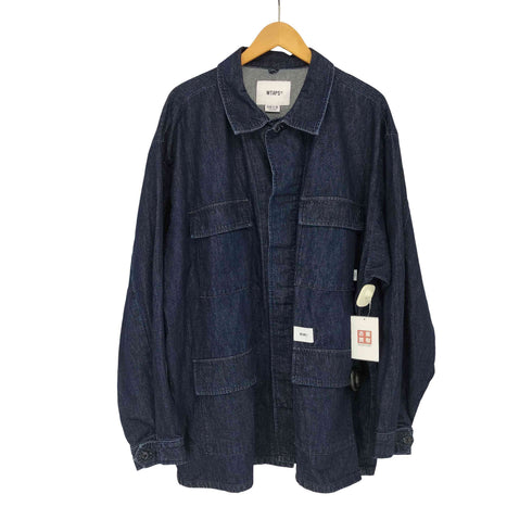 ダブルタップス WTAPS JMOD/LS/COTTON.DENIM.PASTHG バックロゴジャングルデニムジャケット メンズ JPN:4