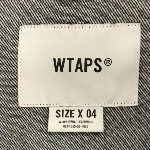 ダブルタップス WTAPS JMOD/LS/COTTON.DENIM.PASTHG バックロゴジャングルデニムジャケット メンズ JPN:4