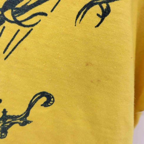 チャンピオン Champion 70-80s USA製 バータグ UC DAVIS プリント 半袖クルーネッTシャツ メンズ L