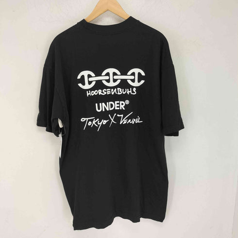 ホーセンブース HOORSENBUHS UNDER R トーキョー ベニス ロゴ クルーネック Tシャツ バックプリントTシャツ メンズ JPN:L