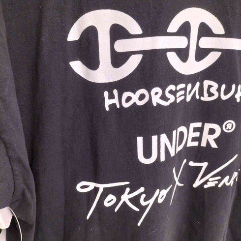 ホーセンブース HOORSENBUHS UNDER R トーキョー ベニス ロゴ クルーネック Tシャツ バックプリントTシャツ メンズ JPN:L