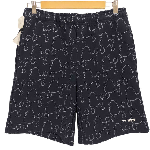 ティーモダンストリートウエア TTT_MSW 26SS Dog embroidery half pants メンズ JPN:S