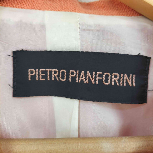 PIETRO PIANFORINI リネン4Bジャケット スカート セットアップ レディース 42