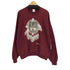 ジャージーズ JERZEES 90S USA製 フロントアニマルプリントクルーネックスウェット メンズ import:XL