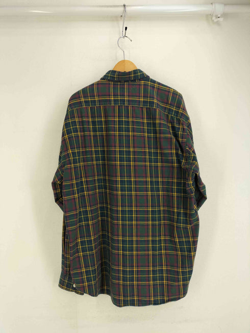 トミーヒルフィガー TOMMY HILFIGER 90S チェック L/S BD シャツ メンズ import:XL