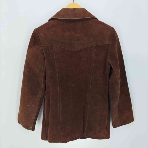 70s GENUINE LEATHER SUEDE ACME ジップ ジャケット メンズ