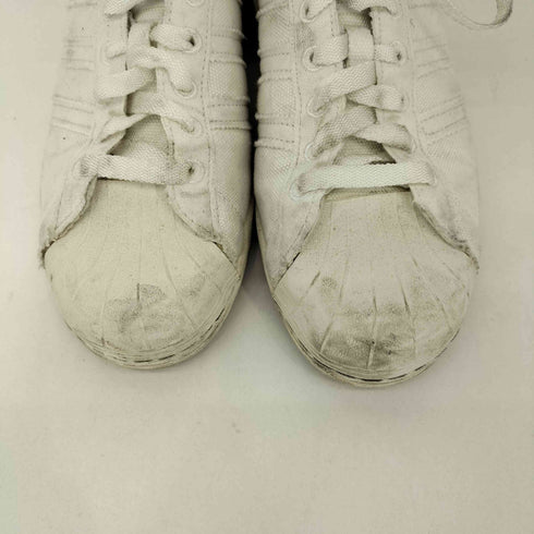 アディダスオリジナルス adidas Originals SUPERSTAR WHITE/WHITE スーパースター キャンバス メンズ JPN:27.5