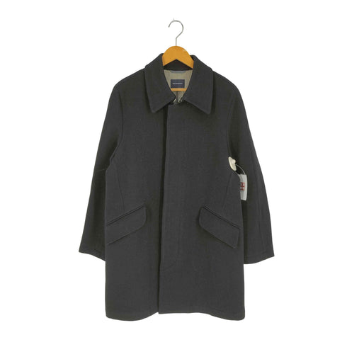 スーツカンパニー THE SUIT COMPANY ウールナイロン 比翼 ステンカラーコート メンズ JPN:M