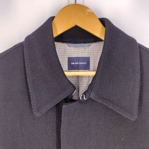 スーツカンパニー THE SUIT COMPANY ウールナイロン 比翼 ステンカラーコート メンズ JPN:M