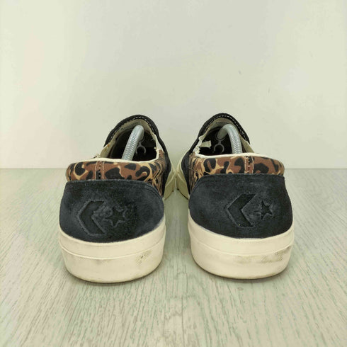 コンバーススケートボーディング CONVERSE SKATEBOARDING SLIP-ON レオパードスリッポン メンズ JPN:27