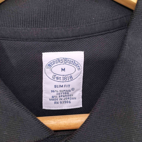 ブルックスブラザーズ BROOKS BROTHERS スーピマコットン ストレッチピケ ポロシャツ メンズ import:M