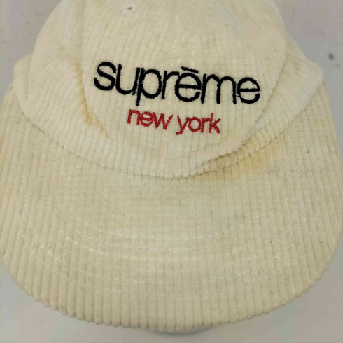 シュプリーム Supreme WAFFLE CORD CLASSIC LOGO 6-PANEL コーデュロイキャップクラシックロゴ メンズ
