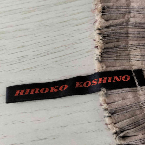 ヒロココシノ HIROKO KOSHINO ストライプ ギャザースカート レディース 9