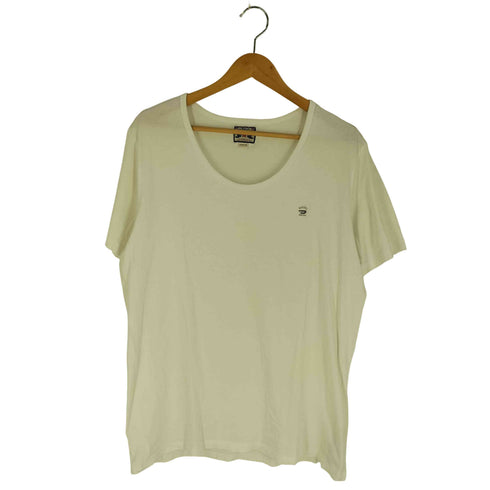 ディーゼル DIESEL ロゴ Uネック Tシャツ メンズ import:XL