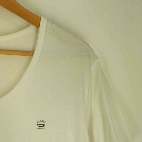ディーゼル DIESEL ロゴ Uネック Tシャツ メンズ import:XL