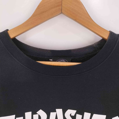 スラッシャー THRASHER 00s ロゴプリント クルーネックスウェット メンズ import:L