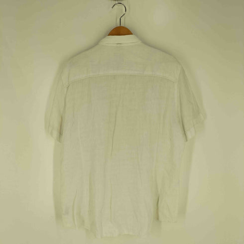 アルマーニエクスチェンジ ARMANI EXCHANGE リネン100% 半袖シャツ メンズ import:L
