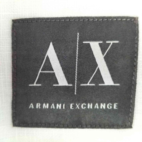 アルマーニエクスチェンジ ARMANI EXCHANGE リネン100% 半袖シャツ メンズ import:L
