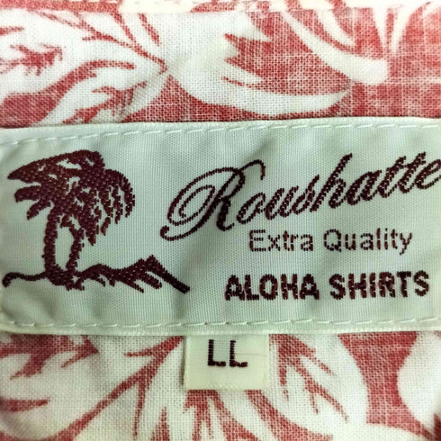 ルーシャット ROUSHATTE コットン アロハシャツ メンズ LL