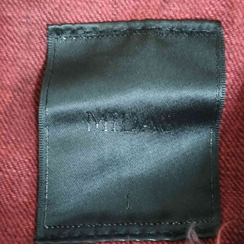 MIDAS ダメージ加工 襟ジップ 4th デニムジャケット Y2K メンズ import:M