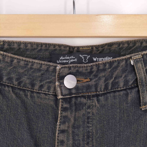 ラングラー Wrangler USED加工 ストレートデニム メンズ 36