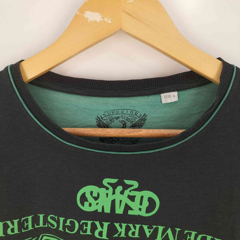 ディーゼル DIESEL SUPERIOR PROTECTION ロゴプリント クルーネックTシャツ メンズ
