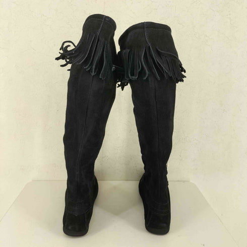 ミネトンカ Minnetonka Front Lace Hardsole Knee Hi Boot レディース US:7